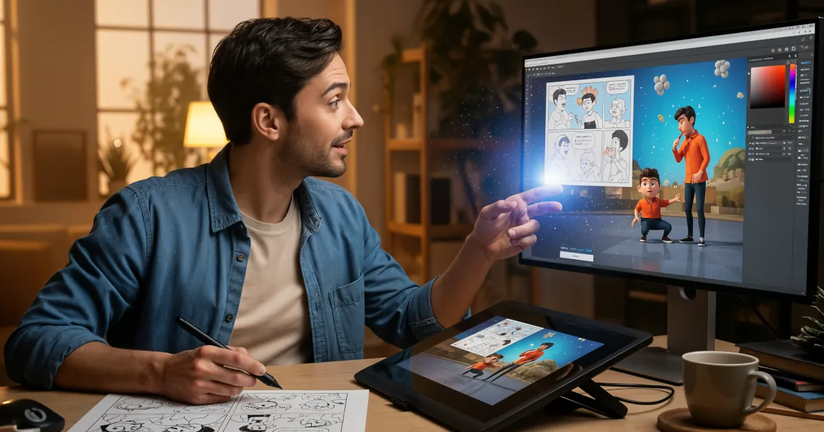 Create Your Own Cartoon Series Using AI